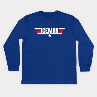 iceman top gun Kids Long Sleeve T-Shirt